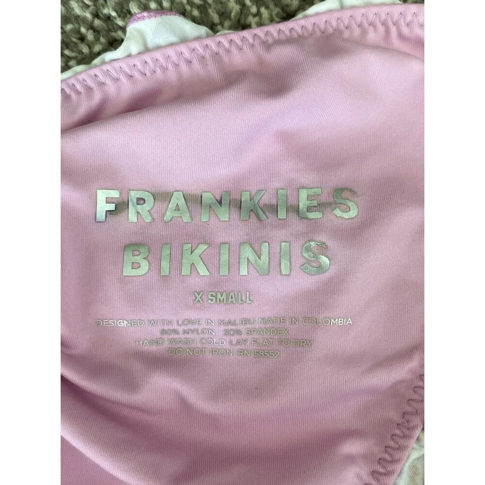 Frankies Bikinis Colby Watercolor Floral Tie Side Bikini Bottom XS